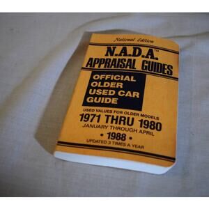 NADA Appraisal Guide 1988 - January through April